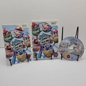 Hasbro Family Game Night 3 (Nintendo Wii, 2010) CIB Tested And Working